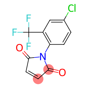 1-[4-chloro-2-(trifluoromethyl)phenyl]-2,5-dihydro-1H-pyrrole-2,5-dione