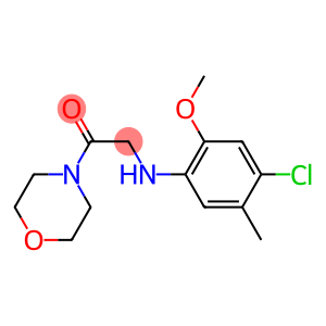 2-[(4-chloro-2-methoxy-5-methylphenyl)amino]-1-(morpholin-4-yl)ethan-1-one