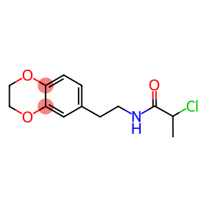 2-chloro-N-[2-(2,3-dihydro-1,4-benzodioxin-6-yl)ethyl]propanamide
