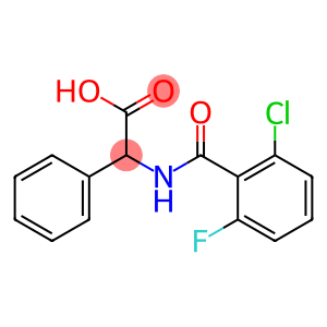 2-[(2-chloro-6-fluorophenyl)formamido]-2-phenylacetic acid