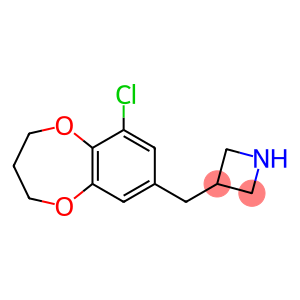 3-[(9-chloro-3,4-dihydro-2H-1,5-benzodioxepin-7-yl)methyl]azetidine