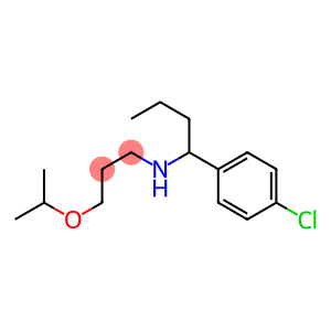 [1-(4-chlorophenyl)butyl][3-(propan-2-yloxy)propyl]amine