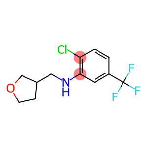 2-chloro-N-(oxolan-3-ylmethyl)-5-(trifluoromethyl)aniline