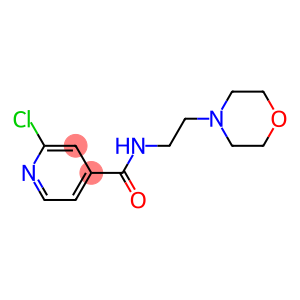 2-chloro-N-[2-(morpholin-4-yl)ethyl]pyridine-4-carboxamide