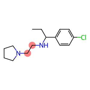 [1-(4-chlorophenyl)propyl][2-(pyrrolidin-1-yl)ethyl]amine