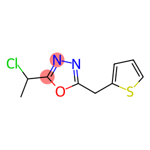 2-(1-chloroethyl)-5-(thien-2-ylmethyl)-1,3,4-oxadiazole