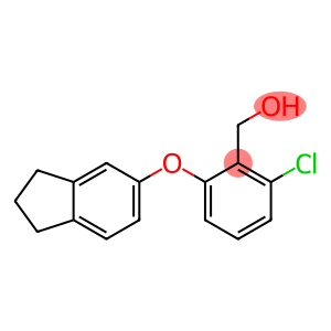 [2-chloro-6-(2,3-dihydro-1H-inden-5-yloxy)phenyl]methanol