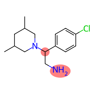 2-(4-chlorophenyl)-2-(3,5-dimethylpiperidin-1-yl)ethan-1-amine