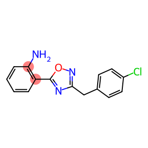 2-{3-[(4-chlorophenyl)methyl]-1,2,4-oxadiazol-5-yl}aniline