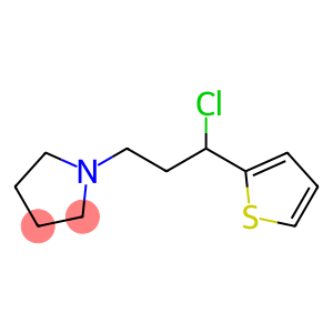 1-(3-chloro-3-thien-2-ylpropyl)pyrrolidine