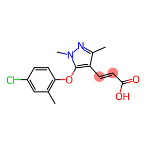 3-[5-(4-chloro-2-methylphenoxy)-1,3-dimethyl-1H-pyrazol-4-yl]prop-2-enoic acid