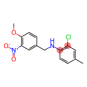 2-chloro-N-[(4-methoxy-3-nitrophenyl)methyl]-4-methylaniline