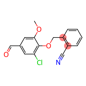 2-(2-chloro-4-formyl-6-methoxyphenoxymethyl)benzonitrile