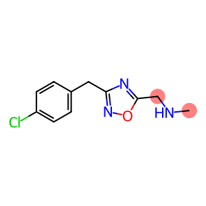 ({3-[(4-chlorophenyl)methyl]-1,2,4-oxadiazol-5-yl}methyl)(methyl)amine