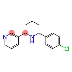 [1-(4-chlorophenyl)butyl](pyridin-3-ylmethyl)amine