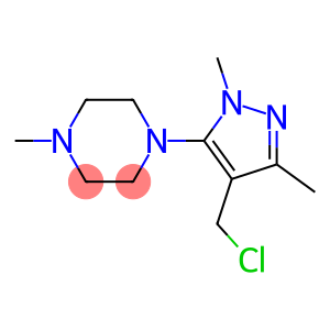 1-[4-(chloromethyl)-1,3-dimethyl-1H-pyrazol-5-yl]-4-methylpiperazine