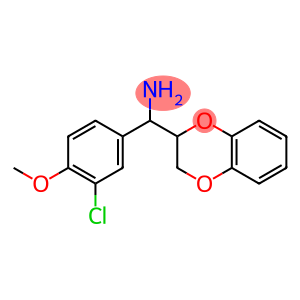 (3-chloro-4-methoxyphenyl)(2,3-dihydro-1,4-benzodioxin-2-yl)methanamine