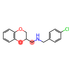 [(4-chlorophenyl)methyl](2,3-dihydro-1,4-benzodioxin-2-ylmethyl)amine