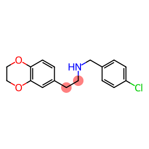 [(4-chlorophenyl)methyl][2-(2,3-dihydro-1,4-benzodioxin-6-yl)ethyl]amine