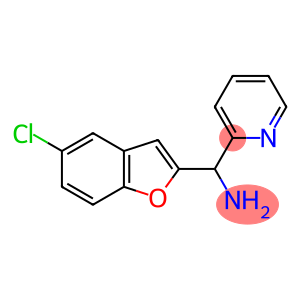 (5-chloro-1-benzofuran-2-yl)(pyridin-2-yl)methanamine