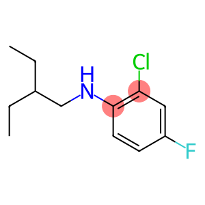 2-chloro-N-(2-ethylbutyl)-4-fluoroaniline