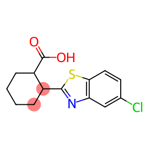 2-(5-chloro-1,3-benzothiazol-2-yl)cyclohexane-1-carboxylic acid