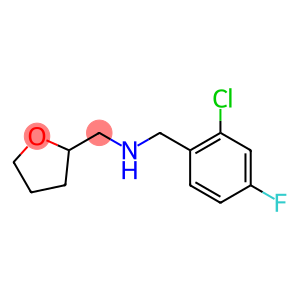 [(2-chloro-4-fluorophenyl)methyl](oxolan-2-ylmethyl)amine