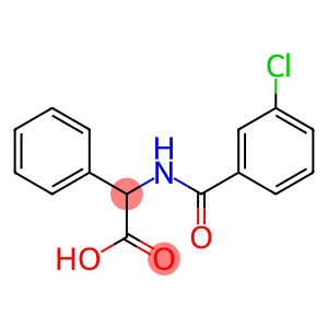 [(3-chlorobenzoyl)amino](phenyl)acetic acid