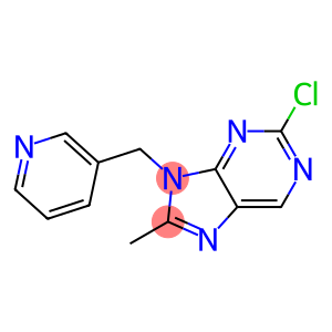 2-chloro-8-methyl-9-(pyridin-3-ylmethyl)-9H-purine