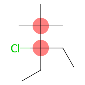 3-chloro-3-ethyl-2,2-dimethylpentane