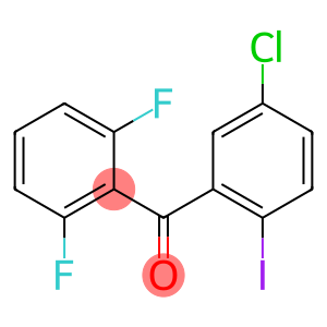 5-CHLORO-2-IODO-PHENYL-(2-6-DIFLUORO-PHENYL)-METHANONE