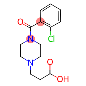 3-[4-(2-CHLOROBENZOYL)PIPERAZIN-1-YL]PROPANOIC ACID