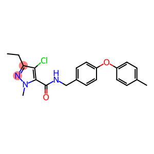 4-CHLORO-3-ETHYL-1-METHYL-N-(4-(PARA-TOLYLOXY)BENZYL)PYRAZOLE-5-CARBOXAMIDE