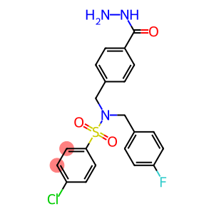 4-CHLORO-N-(4-FLUOROBENZYL)-N-[4-(HYDRAZINOCARBONYL)BENZYL]BENZENESULFONAMIDE