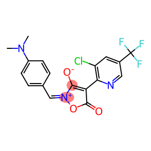 4-[3-chloro-5-(trifluoromethyl)-2-pyridinyl]-2-{[4-(dimethylamino)phenyl]methylene}-5-oxo-2,5-dihydroisoxazol-2-ium-3-olate