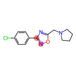 3-(4-chlorophenyl)-5-(tetrahydro-1H-pyrrol-1-ylmethyl)-1,2,4-oxadiazole