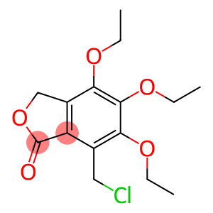 7-(CHLOROMETHYL)-4,5,6-TRIETHOXY-2-BENZOFURAN-1(3H)-ONE