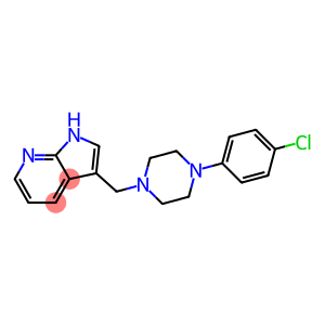 3-((4-(4-chlorophenyl)piperazin-1-yl)methyl)-1H-pyrrolo(2,3-b)pyridine