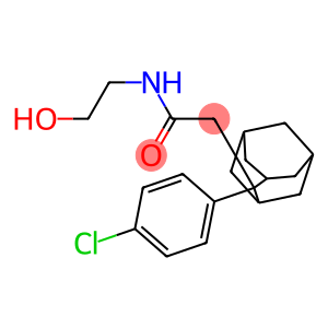 2-[2-(4-chlorophenyl)-2-adamantyl]-N-(2-hydroxyethyl)acetamide