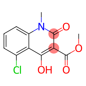 5-CHLORO-4-HYDROXY-1-METHYL-2-OXO-1,2-DIHYDRO-QUINOLINE-3-CARBOXYLIC ACID METHYL ESTER