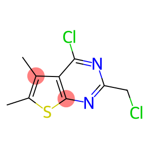 4-CHLORO-2-(CHLOROMETHYL)-5,6-DIMETHYLTHIENO[2,3-D]PYRIMIDINE