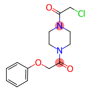 1-(CHLOROACETYL)-4-(PHENOXYACETYL)PIPERAZINE