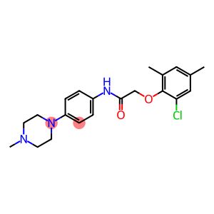 2-(2-CHLORO-4,6-DIMETHYLPHENOXY)-N-(4-(4-METHYLPIPERAZIN-1-YL)PHENYL)ACETAMIDE