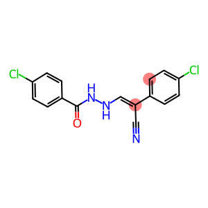 4-CHLORO-N'-[2-(4-CHLOROPHENYL)-2-CYANOVINYL]BENZENECARBOHYDRAZIDE
