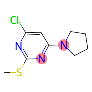 4-CHLORO-6-(1-PYRROLIDINYL)-2-PYRIMIDINYL METHYL SULFIDE