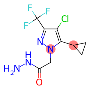 (4-CHLORO-5-CYCLOPROPYL-3-TRIFLUOROMETHYL-PYRAZOL-1-YL)-ACETIC ACID HYDRAZIDE