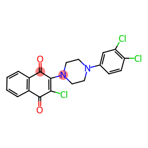 2-CHLORO-3-[4-(3,4-DICHLOROPHENYL)PIPERAZINO]NAPHTHOQUINONE