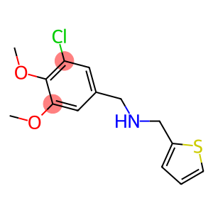 1-(3-CHLORO-4,5-DIMETHOXYPHENYL)-N-(THIEN-2-YLMETHYL)METHANAMINE