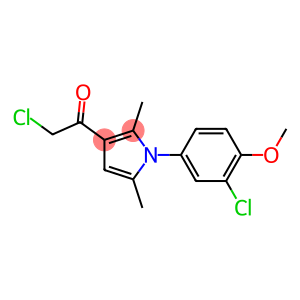 2-CHLORO-1-[1-(3-CHLORO-4-METHOXYPHENYL)-2,5-DIMETHYL-1H-PYRROL-3-YL]ETHANONE