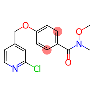 4-[(2-CHLOROPYRIDIN-4-YL)METHOXY]-N-METHOXY-N-METHYLBENZAMIDE